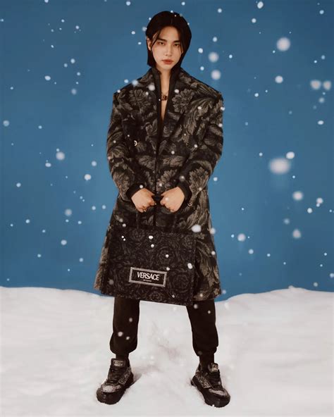 hyunjin Versace holiday campaign